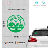 Zaqiz Save Wildlife Stickers – Protect Animals, Birds, and Nature with Awareness Designs